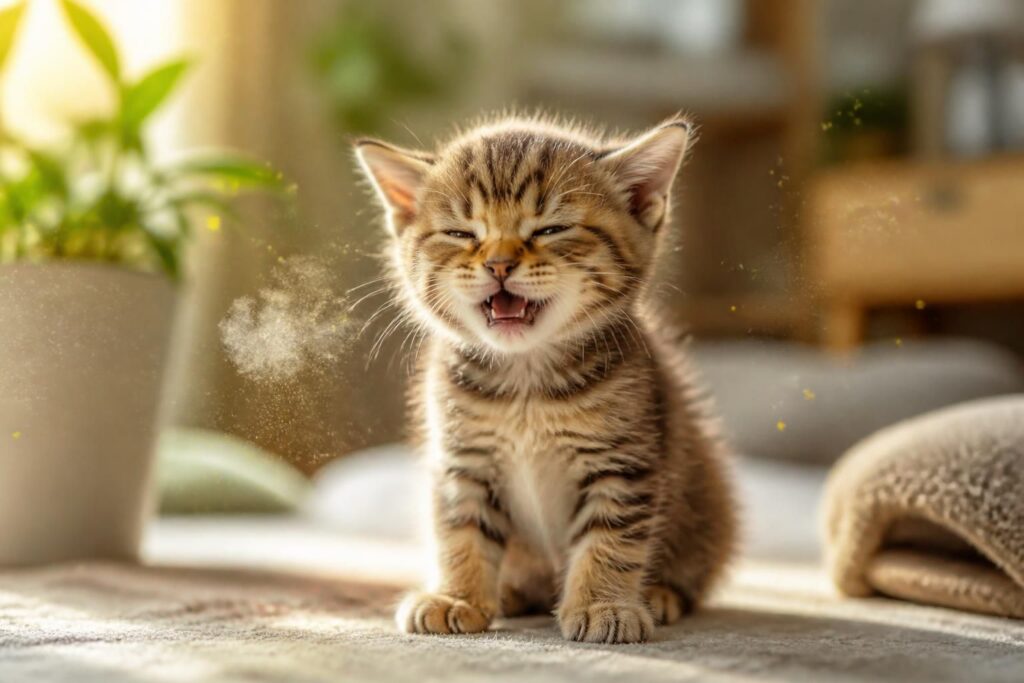 découvrez les causes fréquentes des éternuements chez les chatons et apprenez comment réagir efficacement pour assurer la santé et le bien-être de votre petit compagnon.