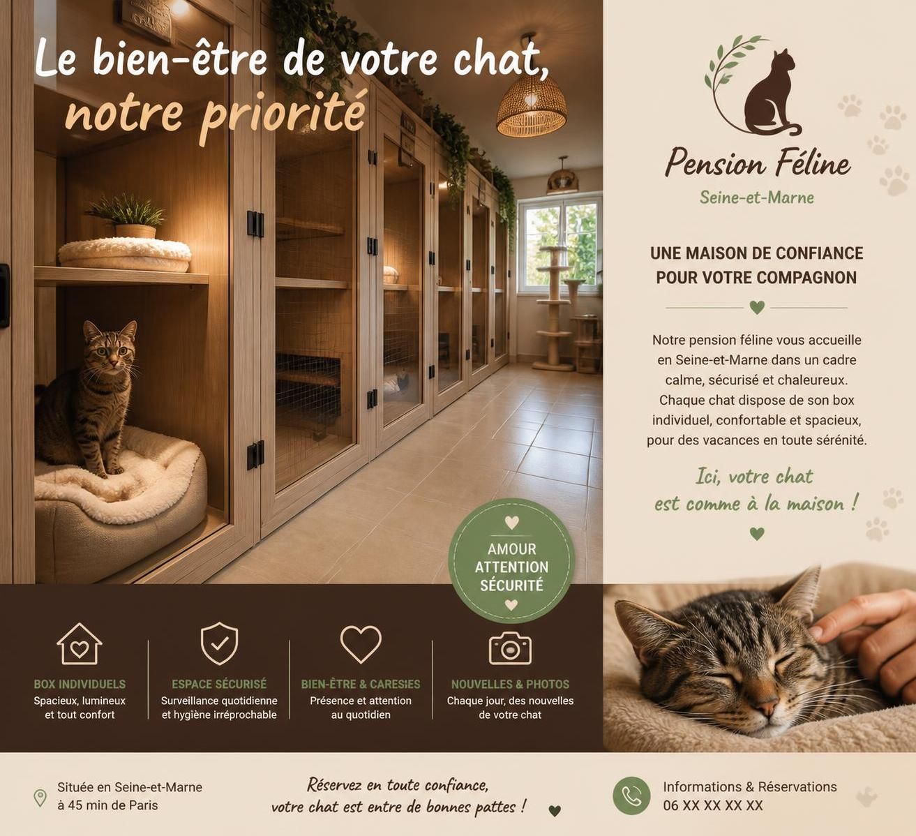 découvrez notre guide complet pour choisir une pension pour chat en seine-et-marne (77), assurant un hébergement sécurisé et confortable pour votre félin.