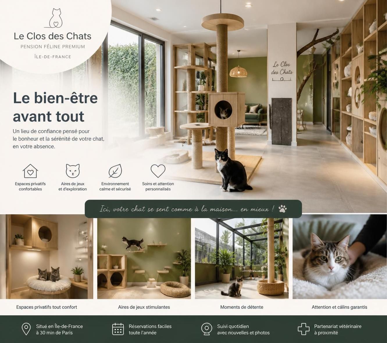 trouvez la pension pour chat idéale en île-de-france pour assurer confort, sécurité et bien-être à votre compagnon pendant votre absence. comparez les meilleures options dès maintenant.