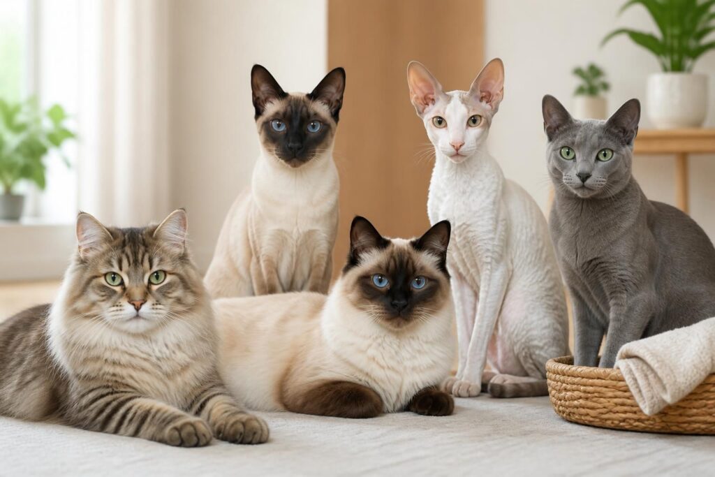 découvrez quelles races de chats hypoallergéniques sont les mieux adaptées pour les personnes allergiques, afin de choisir un compagnon félin compatible avec vos besoins.