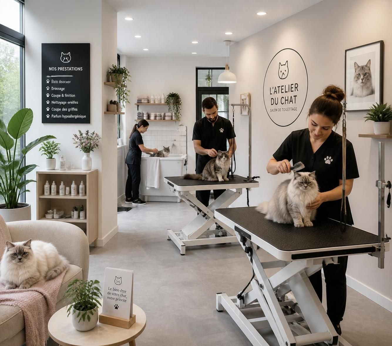découvrez les tarifs des toiletteurs pour chats et nos conseils pour choisir le meilleur salon de toilettage adapté à votre compagnon félin.