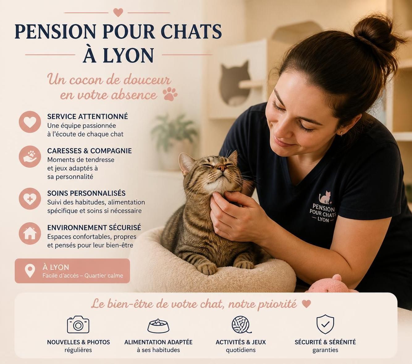 découvrez comment choisir la meilleure pension pour chats à lyon, afin d'assurer confort et sécurité à votre animal pendant votre absence.