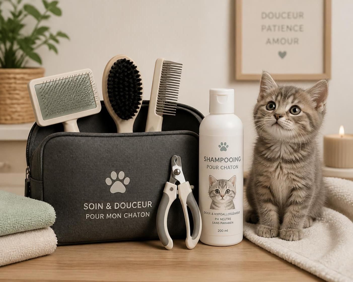 découvrez les conseils essentiels pour le toilettage de votre chaton et assurez-lui un départ sain et heureux.