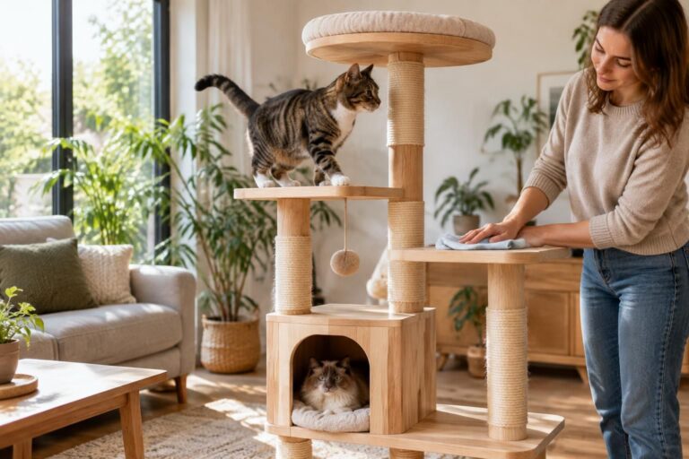 découvrez les avantages de l’arbre à chat en bois, les critères pour bien le choisir et nos conseils pour l’entretenir durablement.