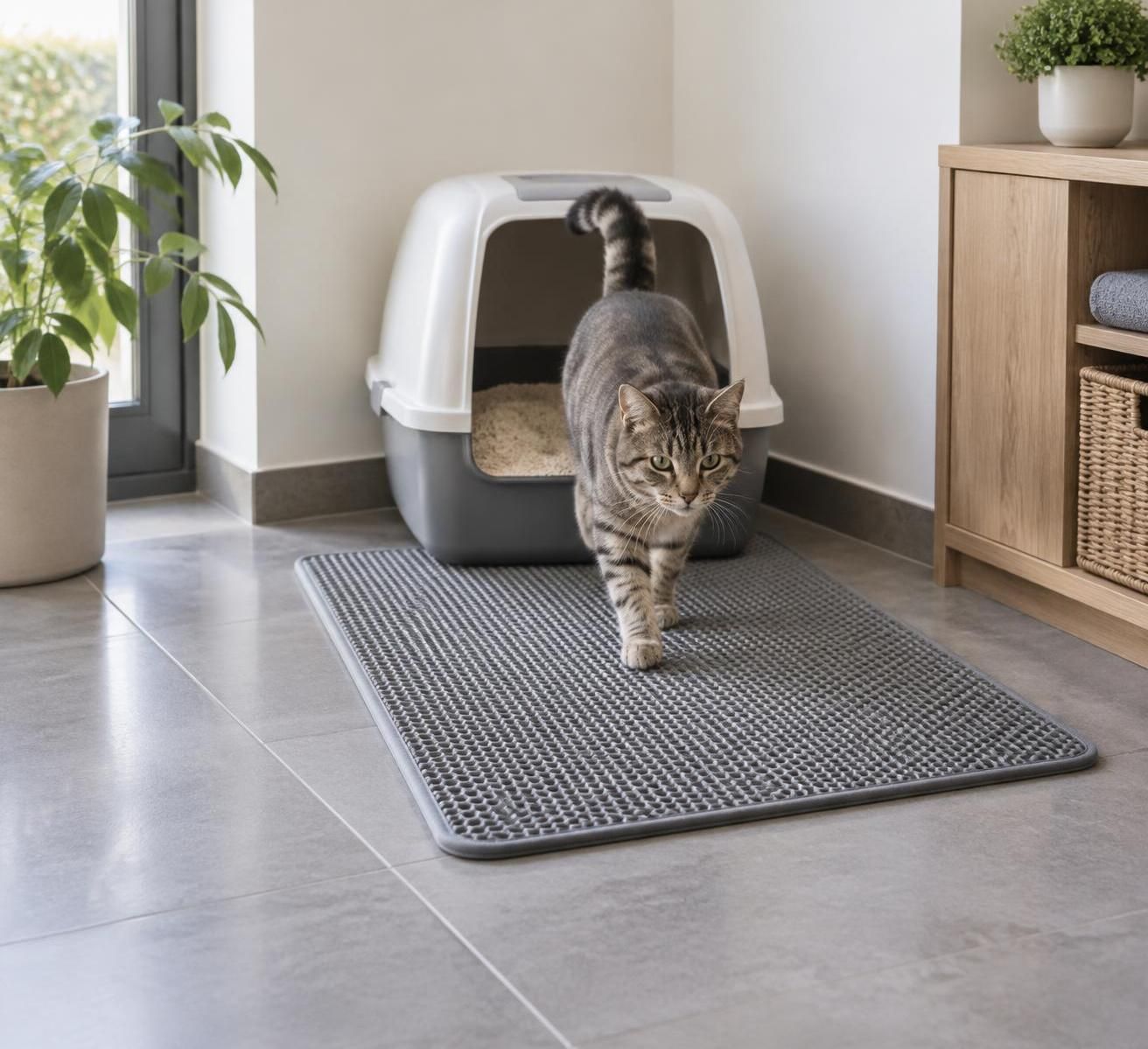 découvrez comment choisir un tapis de litière pour chat efficace : matériaux, taille et conseils pour retenir les grains et faciliter le nettoyage.