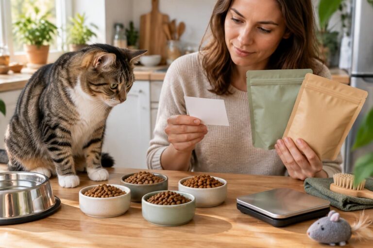 découvrez comment choisir des croquettes adaptées à l’âge, au mode de vie et aux besoins nutritionnels de votre chat, et comparer les marques.