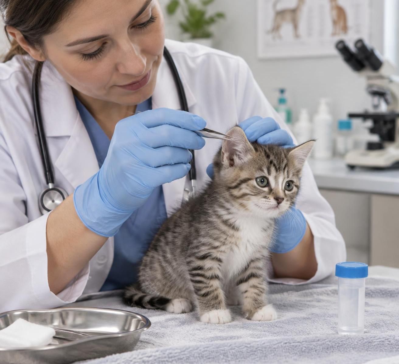 découvrez les symptômes de la teigne chez le chaton, son mode de transmission et les traitements pour le soigner et limiter la contagion.